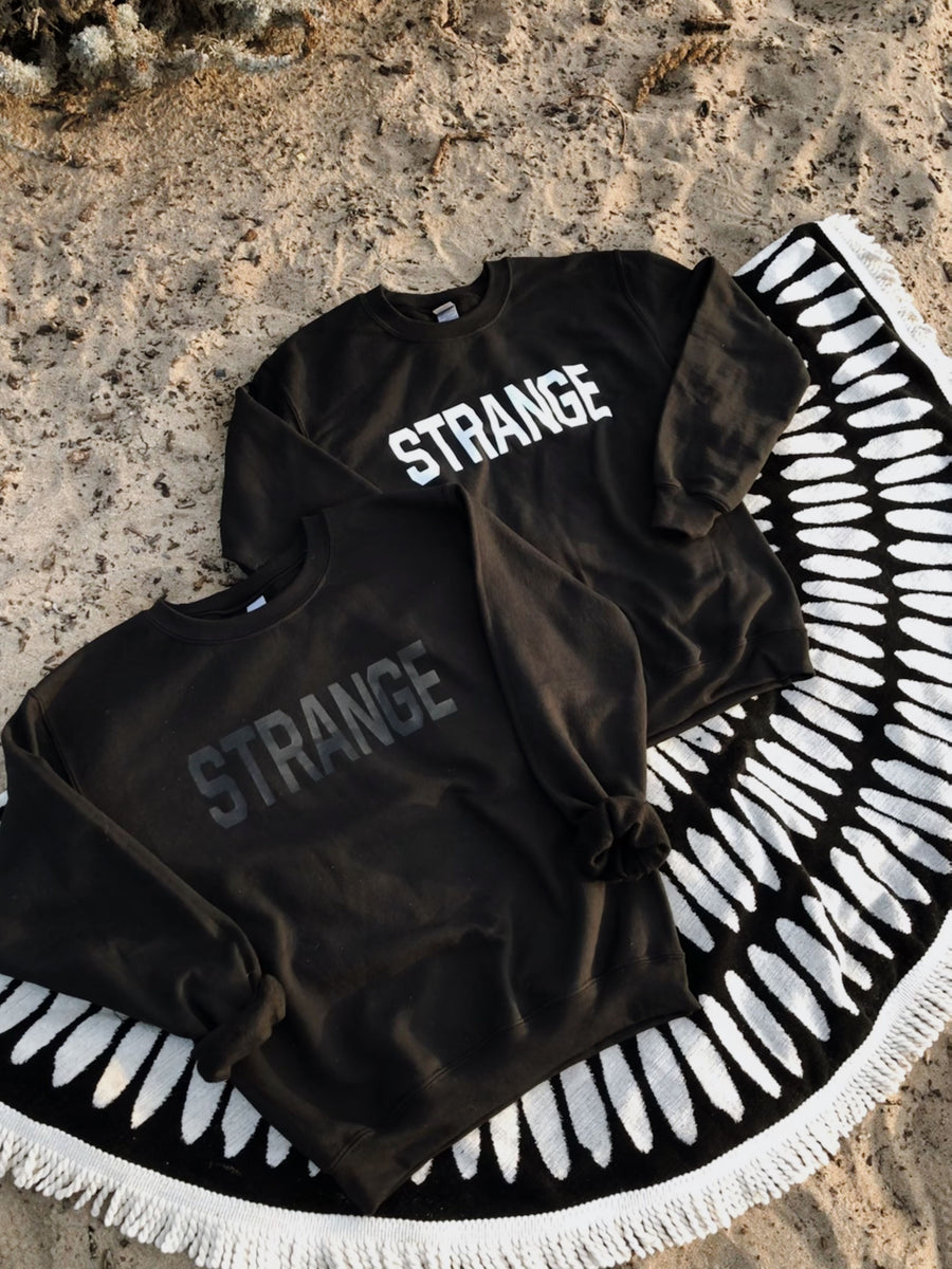 "STRANGE" OG Crewneck Sweatshirt - Strange Bikinis