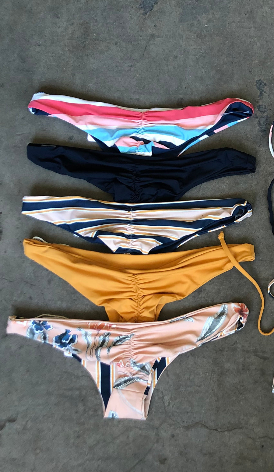 THE VAULT - Hannah Ruched Bikini Bottoms 2020