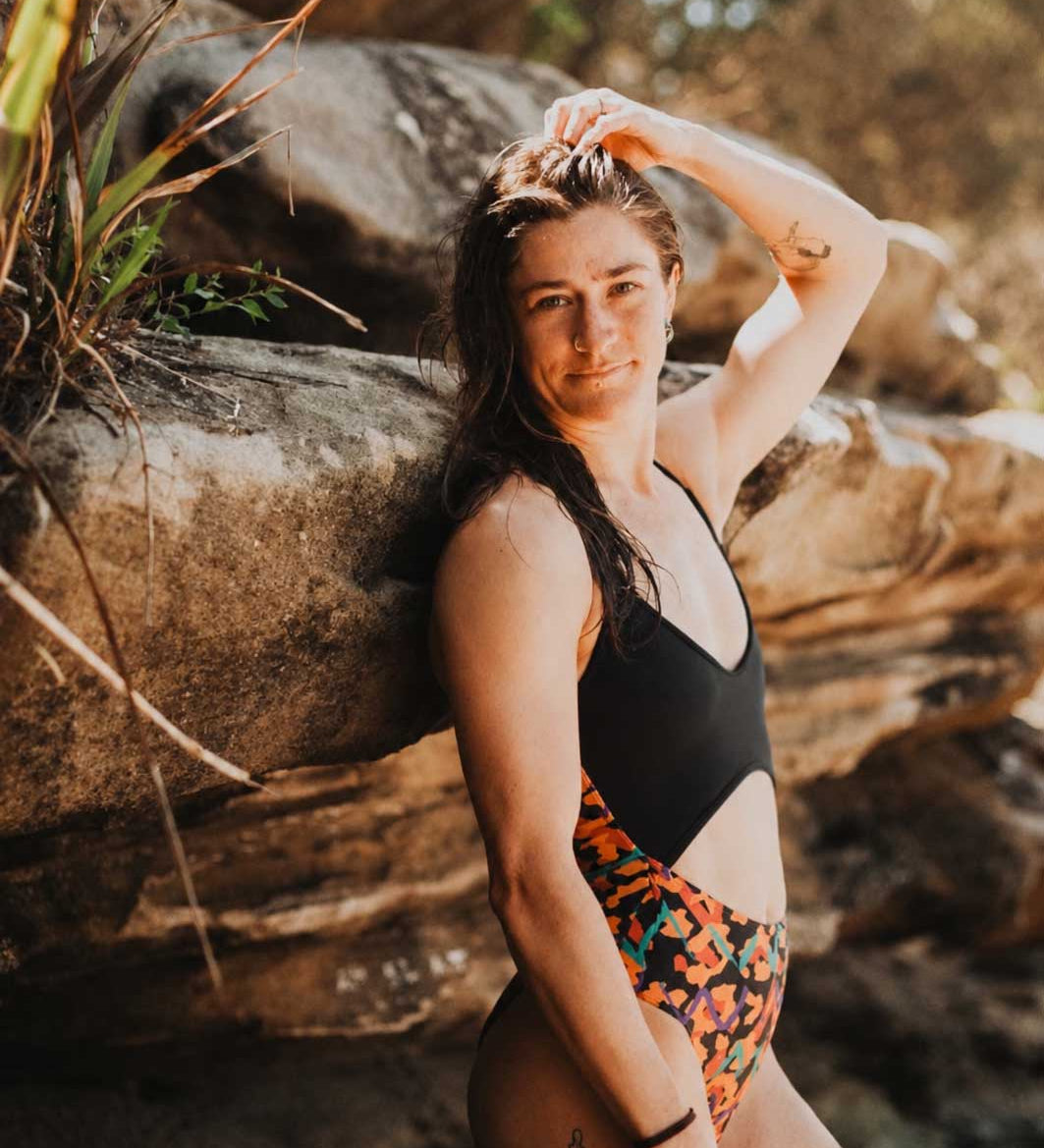 Half Moon Bay Monokini - NOW and THEN