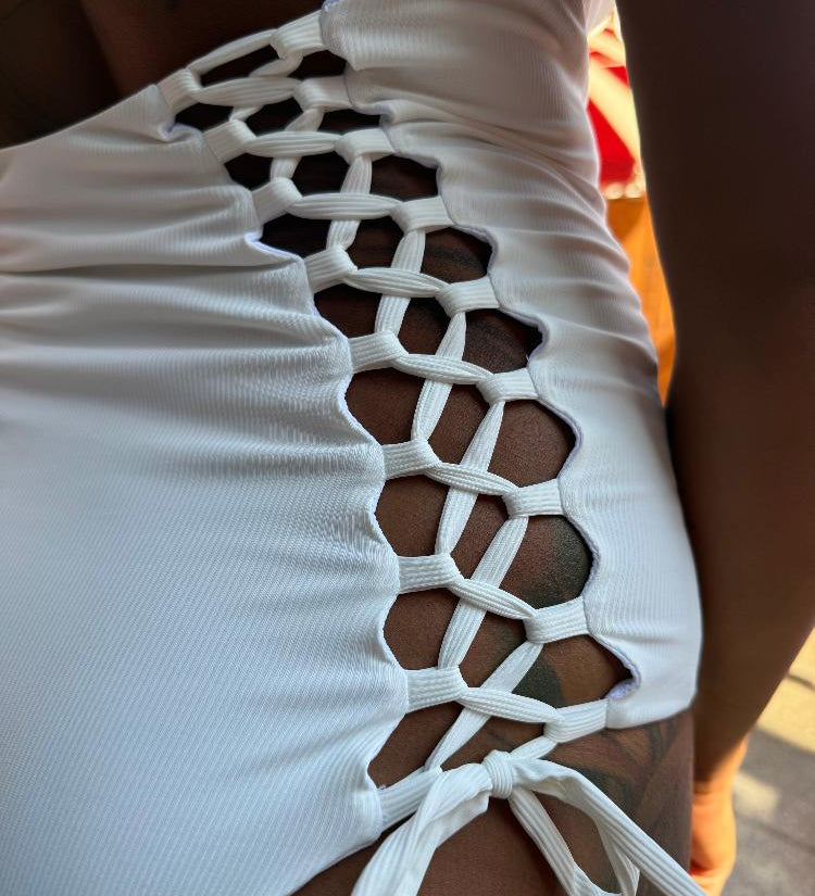 Stryker Long Torso one piece - WHITE
