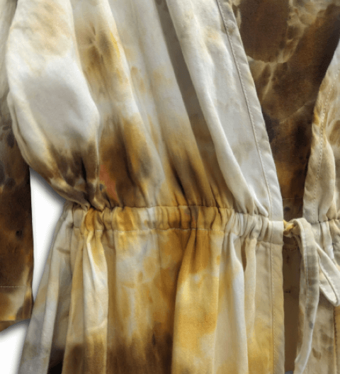Risa long caftan hand dyed organic cotton coverup