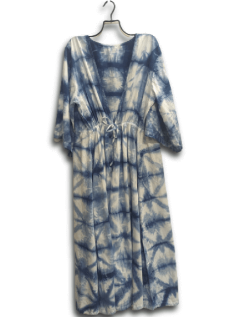 TIE-DYED Risa Organic Cotton long cover-up