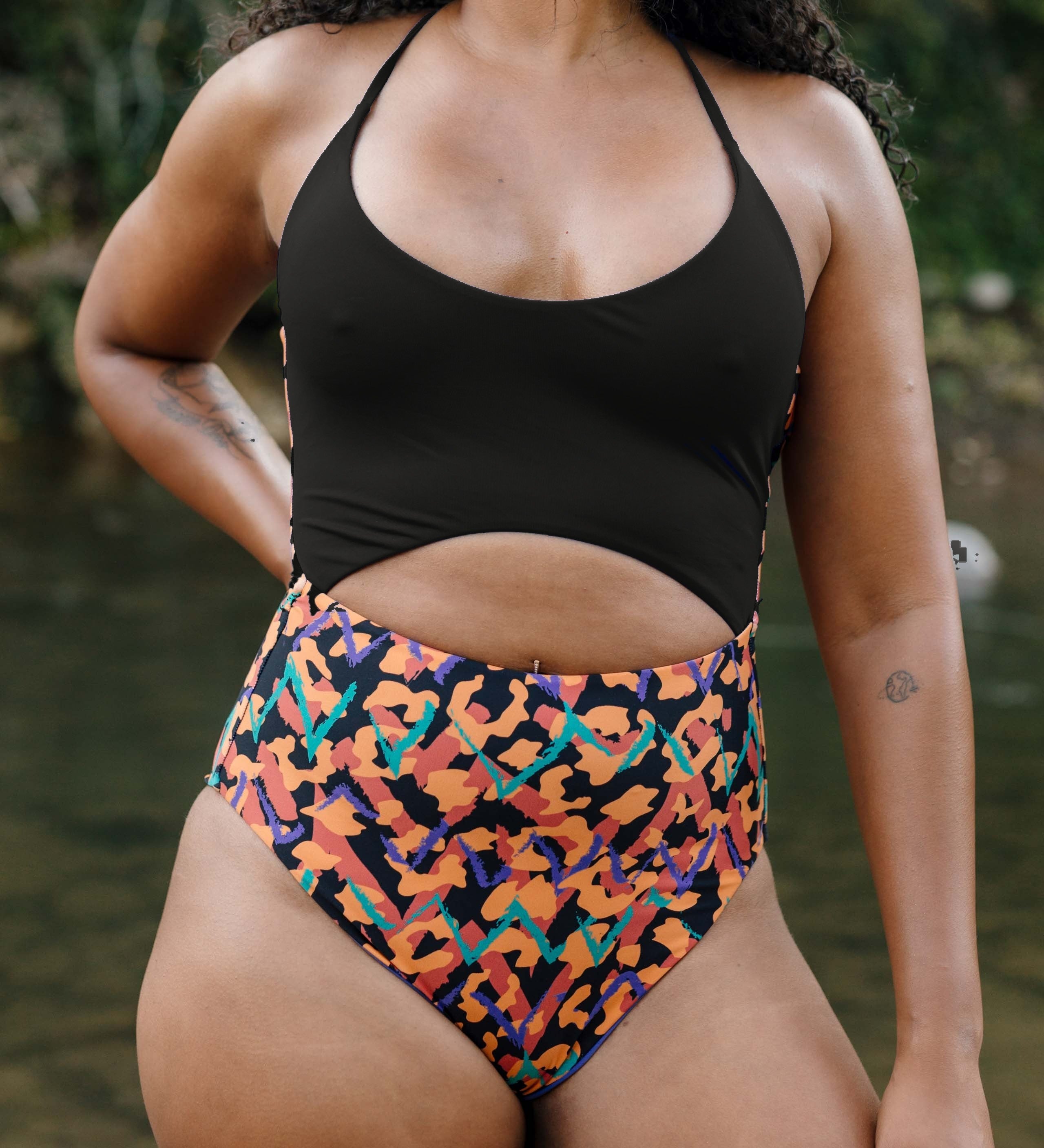 Half Moon Bay Monokini - NOW and THEN