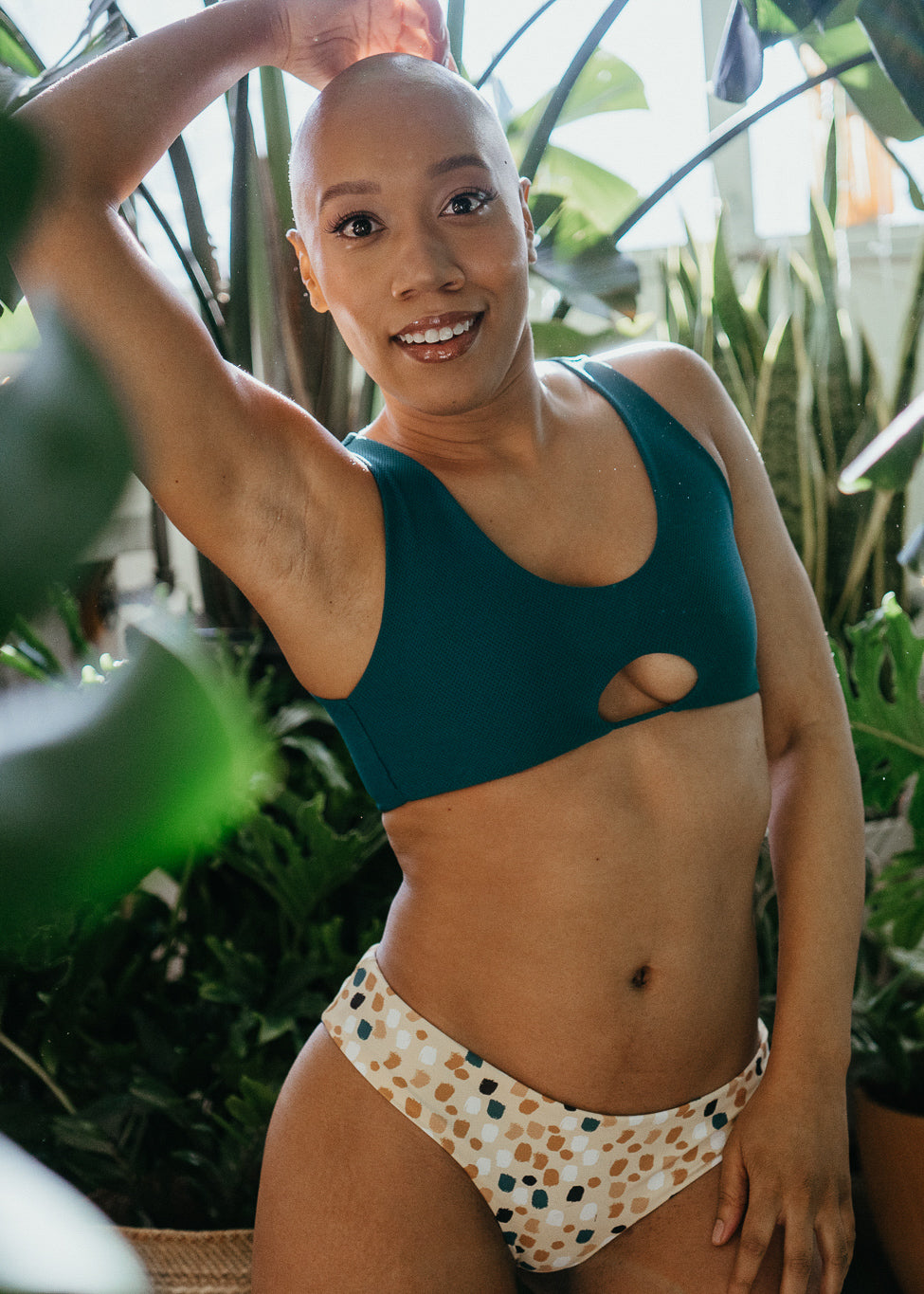 Road Trip Key Hole Bikini Top - Strange Bikinis