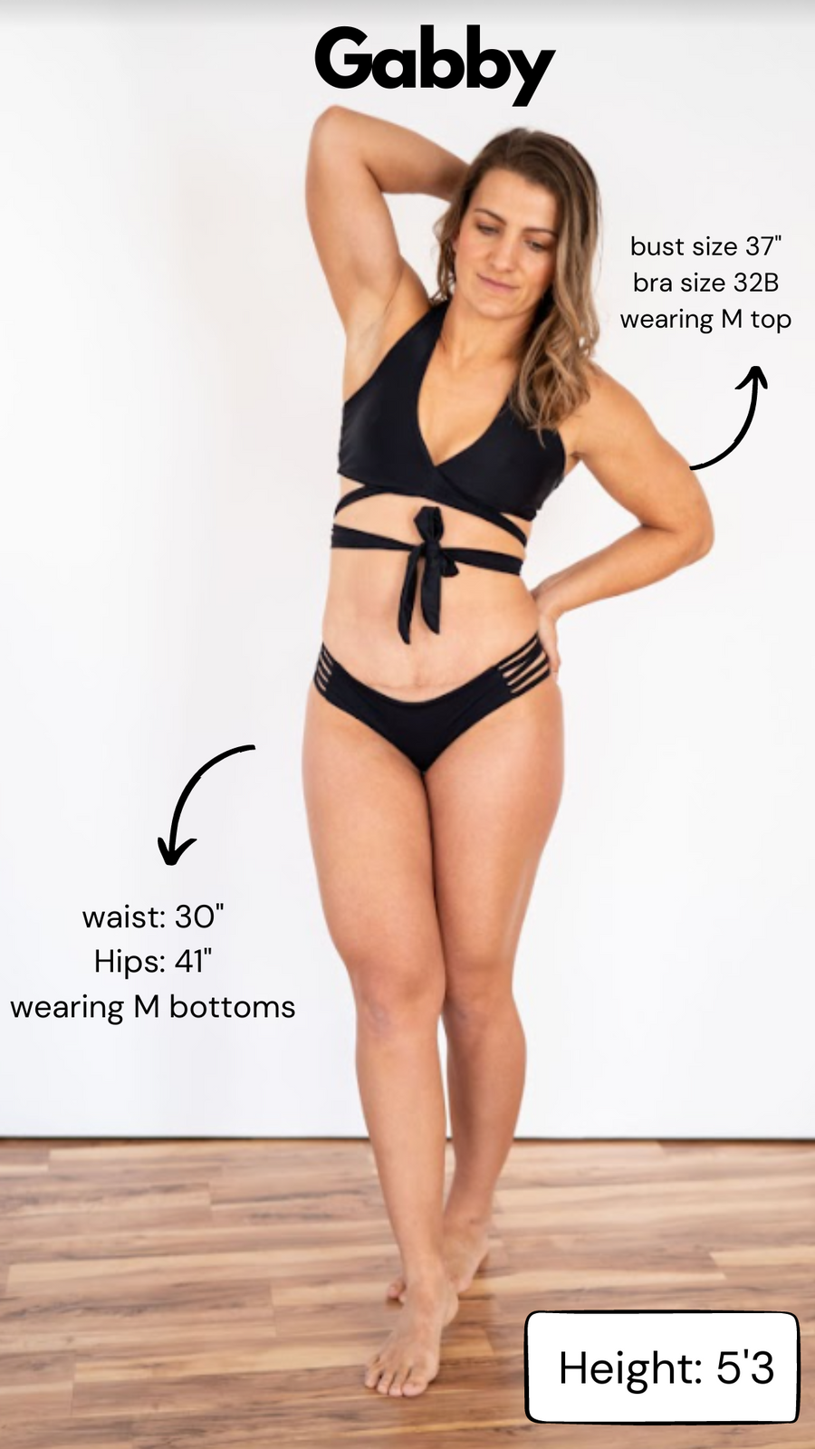 Tango Wrap Bikini Top. Choose fit how you tie Strange Bikinis