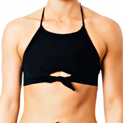 THE VAULT - Brixton High Neck Halter Bikini Top